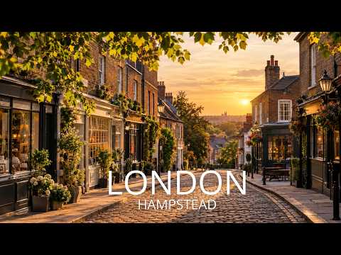 Village, 영국 | Hampstead London | 도보 여행 4K