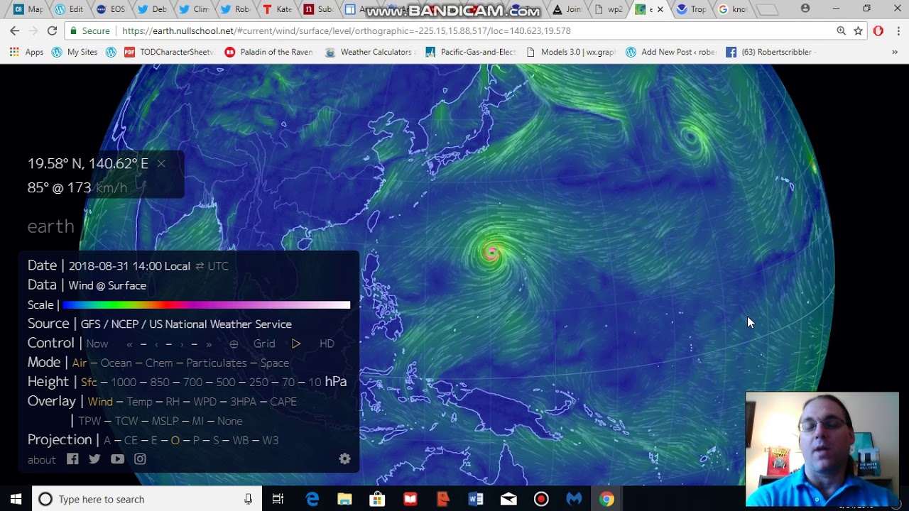 Category 5 Jebi Roars Toward Japan with 170 Mph Winds