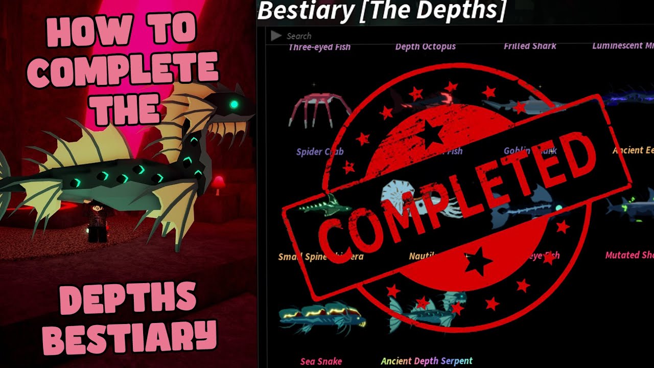 (UPDATED GUIDE) BESTIARY: THE DEPTHS - FISCH