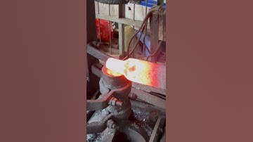 Máy đạp lò rèn test thử trên nhíp xe 10mm #hangbai #loren #maydap #powerhammer