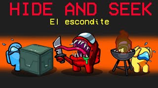 *NUEVO MODO* EL ESCONDITE IMPOSTOR en Among Us (HIDE AND SEEK) 🔪🩸