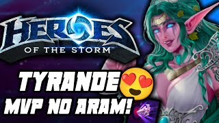 HOTS: TYRANDE FOI ATÉ MVP NESSE ARAM! | Heroes of the Storm gameplay em português PT-BR