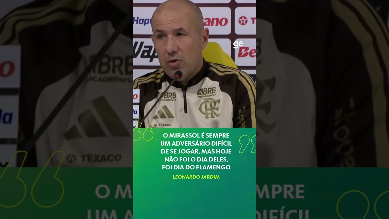LEONARDO JARDIM COMENTA GOLEADA SOBRE O MIRASSOL | #shorts | ge.globo
