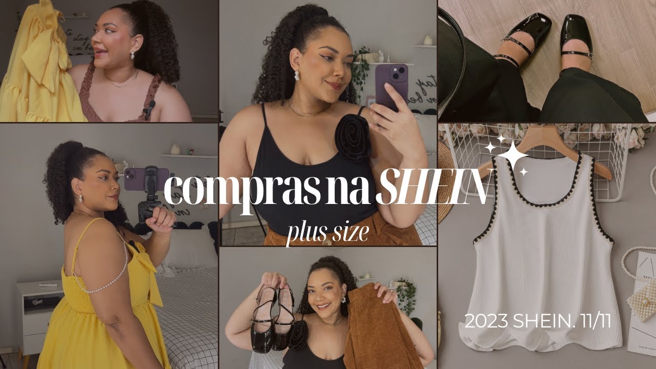 compras PLUS SIZE na SHEIN - 3XL e 4XL 💫 | ESQUENTA 11.11 2023