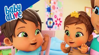 Baby Alive Official 🏎 Princess Ellie and Baby Teo Pretend Play 👑 Kids Videos 💕