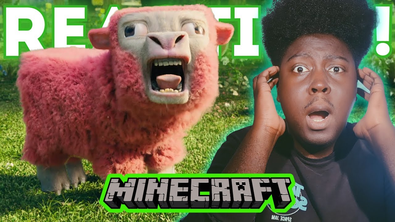 THE MINECRAFT MOVIE TRAILER REACTION... - YouTube