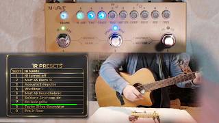 M-Vave Cube Baby AC Acoustic Multieffects Processor Pedal Review