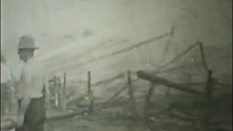 Footage from the fire ground, Hartford Circus Fire, July 6, 1944