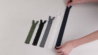 High Quality YKK Vislon Open End Sports Zipper available in 5 sizes@thesewinghq