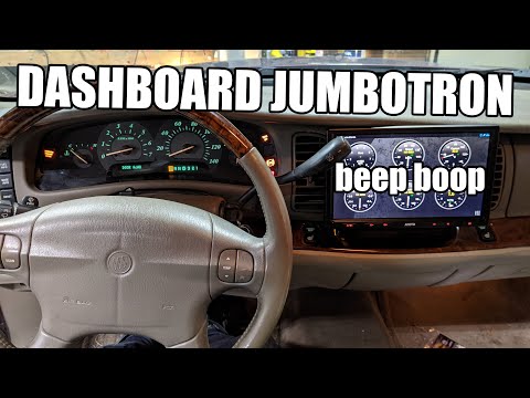 Installing a BIG RADIO in my Supercharged Buick!