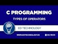 Operators in C Part 1| Unary | Binary | Ternary | Special Operator | C programming Lecture