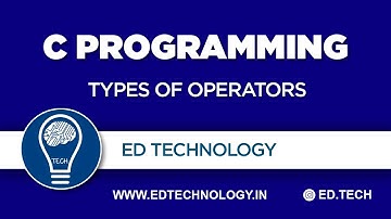 Operators in C Part 1| Unary | Binary | Ternary | Special Operator | C programming Lecture