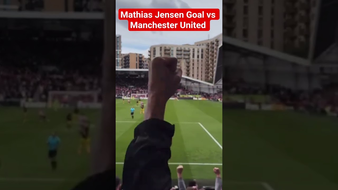 Mathias Jensen Goal vs Manchester United | Brentford vs Man United 