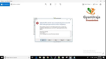 WinSCP Error- Permission denied - Error code 3(permissions and/or timestamp)- Hindi