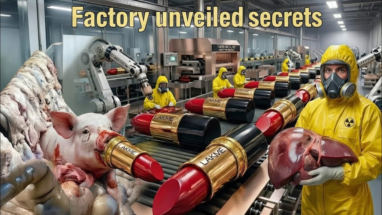How Lipstick Is Made in Factories💄 | What is Lipstick Really Made Of? 