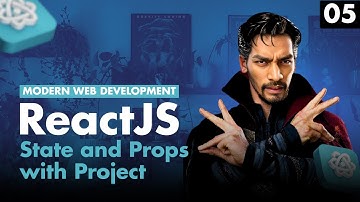 State & Props in React JS with Project 💡 | Team Profile Section | React JS Tutorial in Hindi