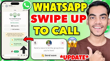 WhatsApp Swipe Up To Talk Update | WhatsApp Voice Call Swipe Up To Talk | WhatsApp New Update