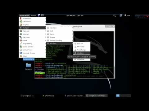 Kali Linux installer Hackpack