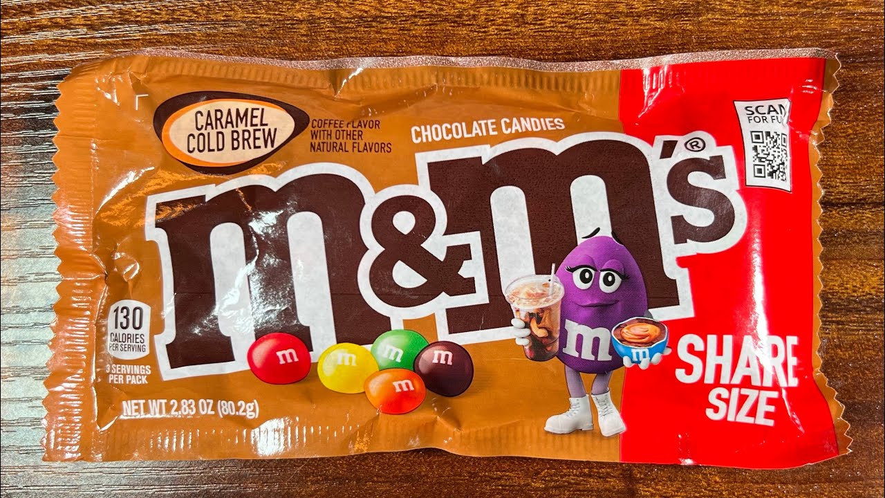 Introducing M&M's Caramel Cold Brew - a candy made from coffee