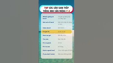 CODUNGENGLISH | P.8 | TOP 10 Câu Tiếng Anh Giao Tiếp Cửa Miệng