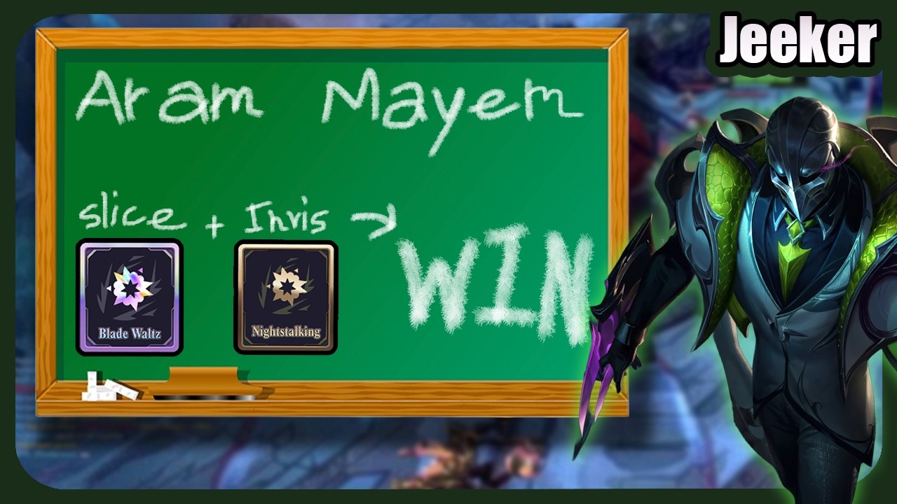 Blade Waltz Zed in ARAM is Pure Chaos - ARAM Mayhem