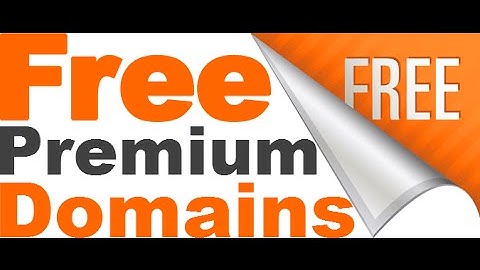 How to get a Free Domain! .Com .Net