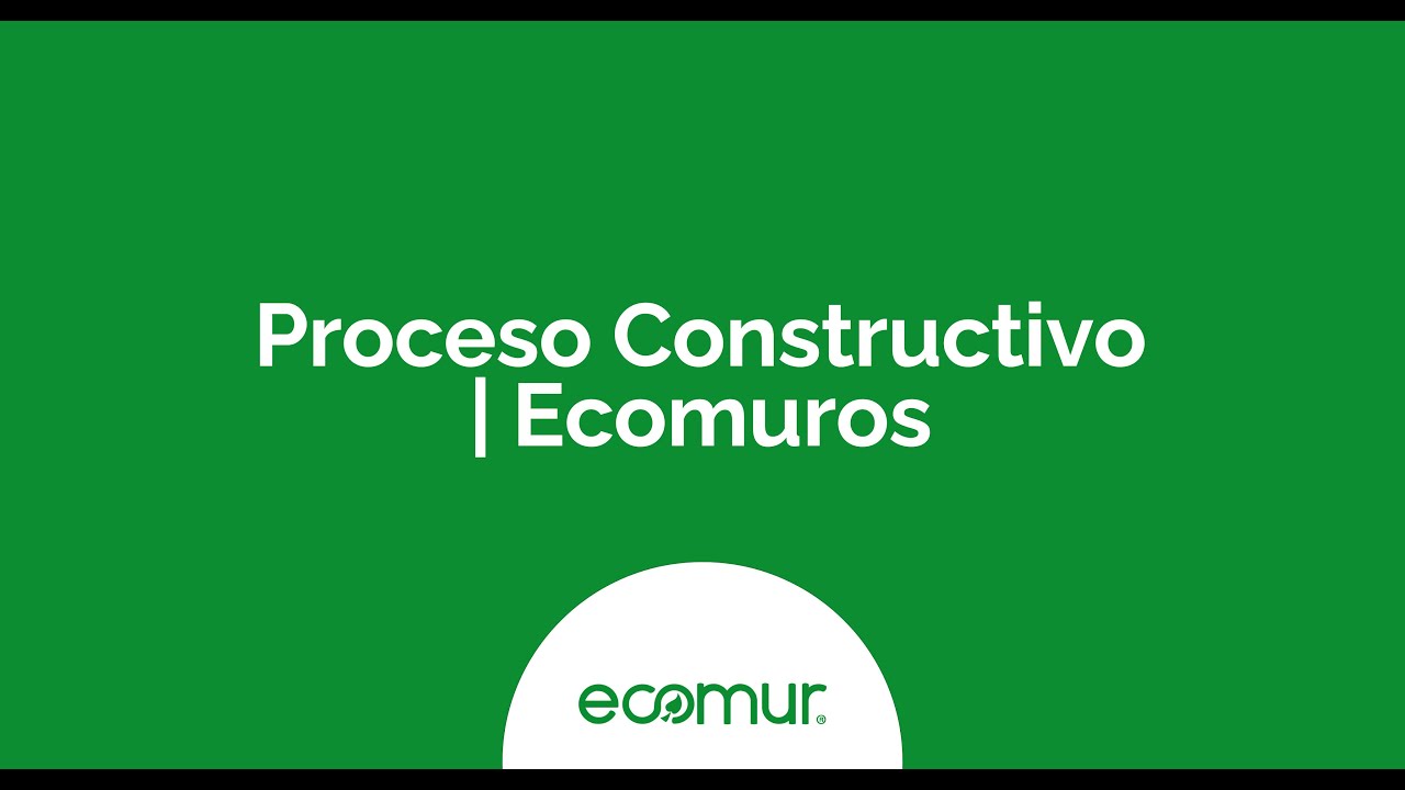 Proceso Constructivo - Ecomuros - YouTube