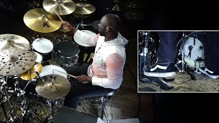 Video thumbnail of "Mathieu Fiset - Chick's Pain (Larnell Lewis one take drum cover on Drumeo)"