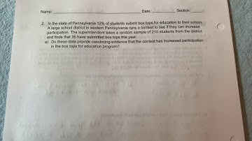 Sec 8-2 and 8-3 Test Review - Video 2 - problem 2 first part