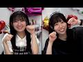 にゃんにゃんする鈴原希実さんと伊達さゆりさん