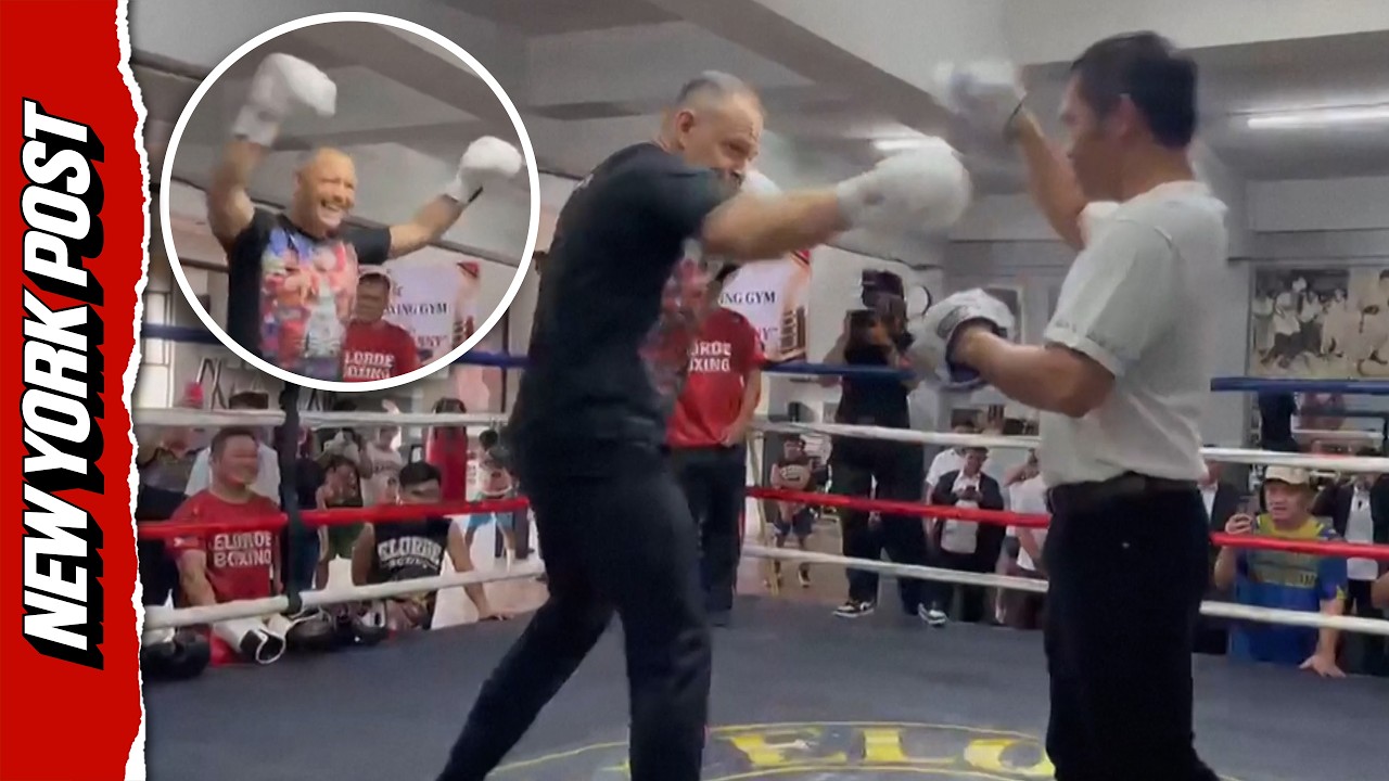 Polish President Nawrocki Engages in Sparring Session with Boxing Icon Manny Pacquiao During Visit to the Philippines