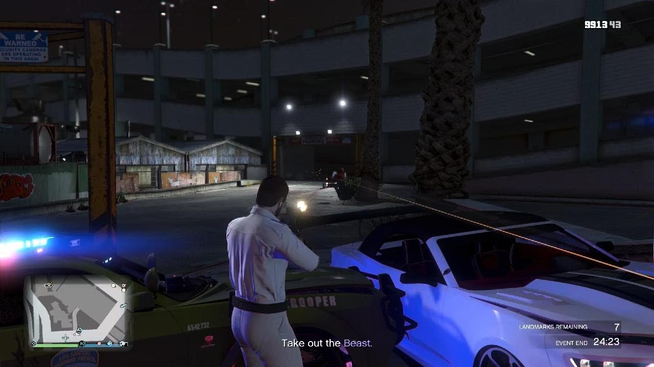 Grand Theft Auto V  PS5 Cop Crew Daily Life