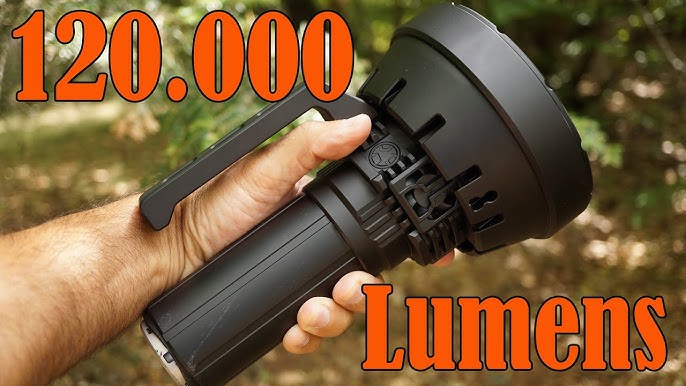 Lampe de poche à LED Imalent Sr32 120000 lumens distance du faisceau long  2080 Mètres lampes de poche tactiques rechargeables de lumière élevée lampe  de poche super lumineuse - Chine Imalent Sr32