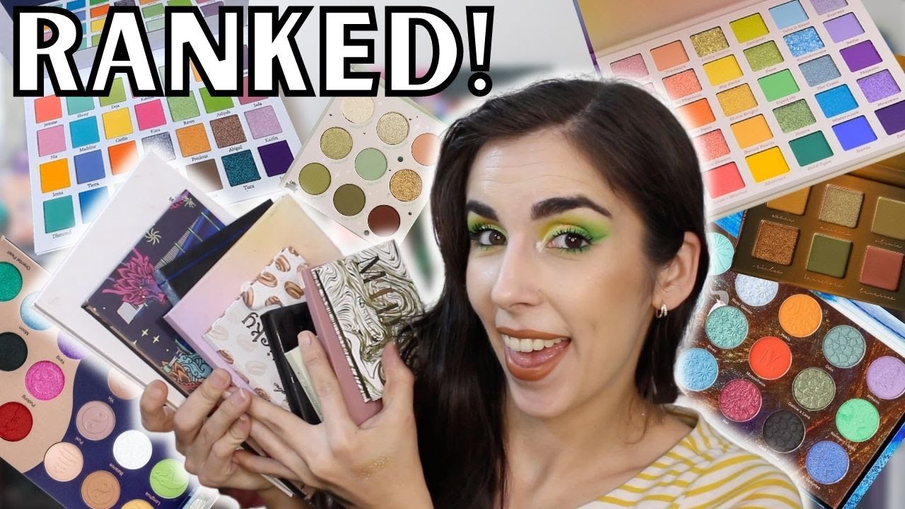 RANKING MY NEW EYESHADOW PALETTES | Palette Palooza Countdown Reviews