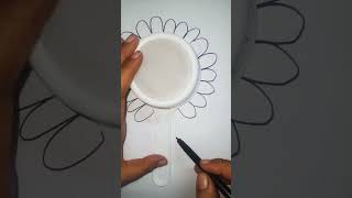 Art Using Tea strainer #Easy Art #Learn With Me #Everyone can try #shorts