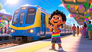 Learn 123 Train Ride Fun Counting Song For Kids Numbers Learning Adventure