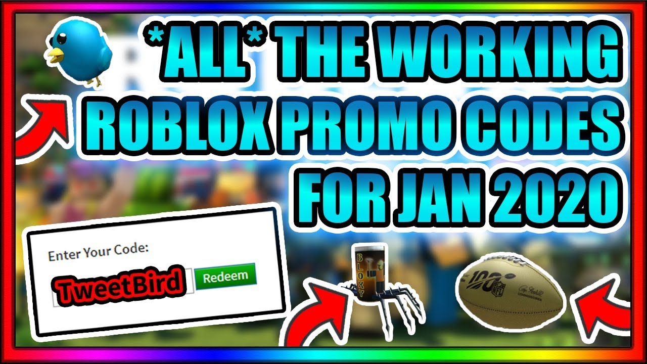 [JAN 2020] *ALL THE WORKING* PROMO CODES FOR ROBLOX! YouTube