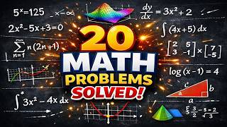 10 Algebra Problems Solved Step-by-Step | Full Algebra Masterclass.