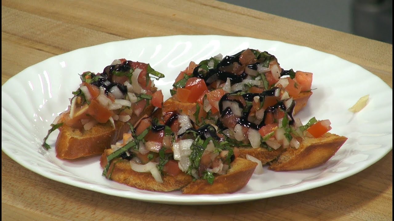 How to Make Bruschetta - YouTube