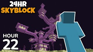 24 Hour Skyblock: Episode 22 - Looting End Cities