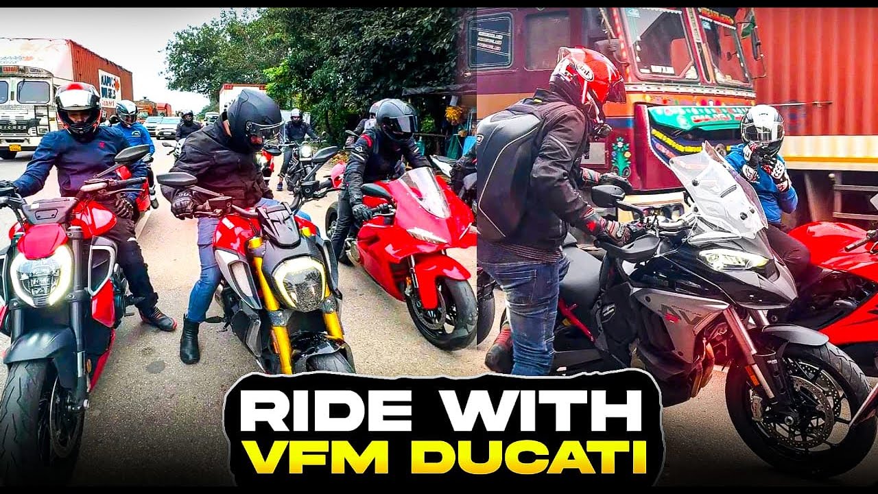 Breakfast Ride with Ducati Motorcycles Part 1 | Test Ride event by VFM Ducati