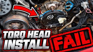 TORQ HEAD INSTALL FAIL! 😳 What Went Wrong? TORQ HEAD INSTALL FAIL! 😳 What Went Wrong?