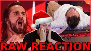 Seth Rollins \& AOP Ruin Rey Mysterio's \& Samoa Joe's Christmas!: RAW Reaction 23.Dec.2019