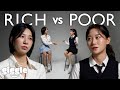 RICH vs POOR Girl at school : Does money make you popular in class?