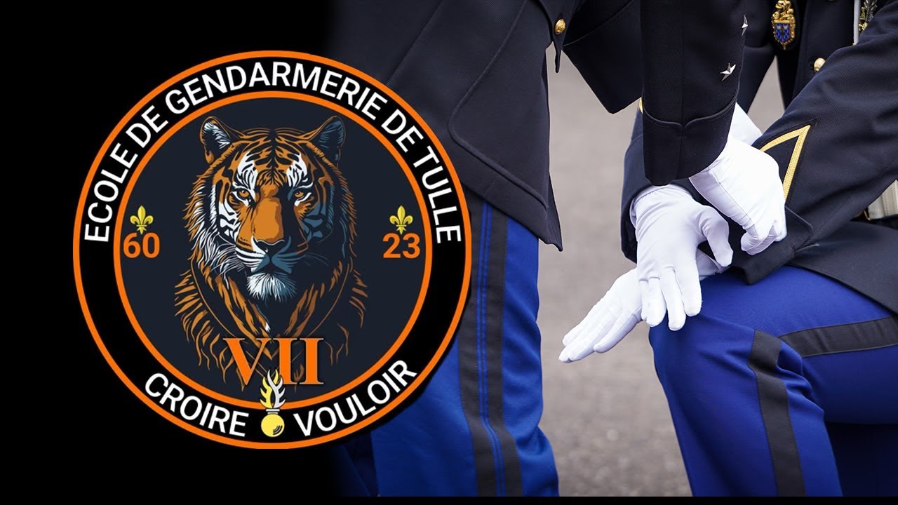 Ecole de Gendarmerie de Tulle 7ème compagnie Juillet 2024