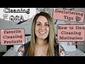 CLEANING Q&A 2018 :: FAVORITE CLEANING PRODUCTS | CLEANING MOTIVATION | DECLUTTERING TIPS