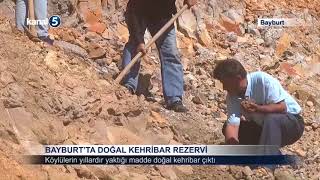 Bayburt'ta Doğal Kehribar Rezervi