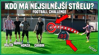 WHO HAS THE STRONGEST SHOT? | FOOTBALL CHALLENGE ⚽