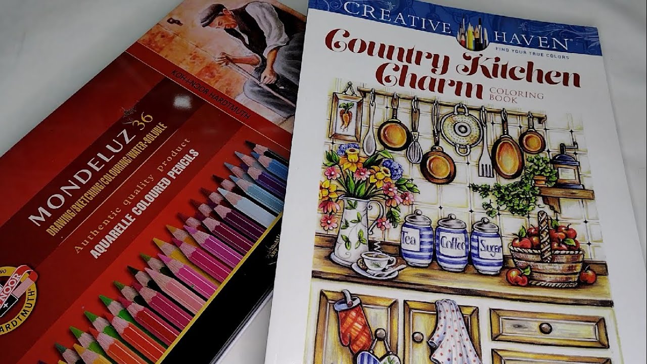 #Creative Haven Country Kitchen Charm Coloring Book - YouTube