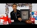 100,000 Subscriber Silver YouTube Play Button Unboxing + YouTube Collection Haul - THANK YOU!!!